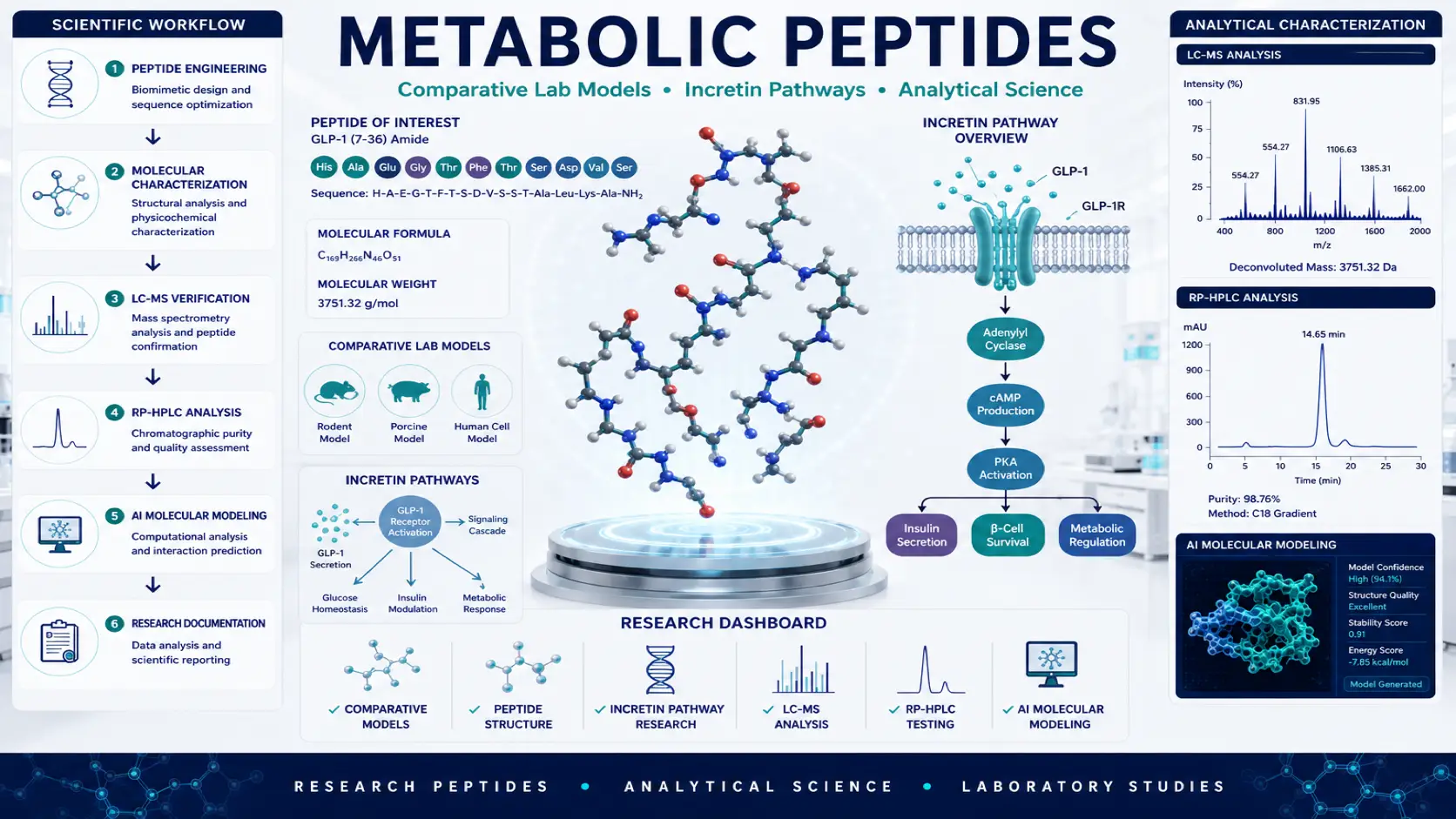 metabolic peptides: 8 key compounds labs compare for studies research dashboard